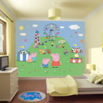 Peppa Pig Mural Wall Stickers