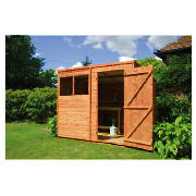 walton 8 x 6 Wooden Shiplap Pent Shed