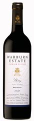 Warburn Estate Oak-aged Shiraz 2007 RED Australia