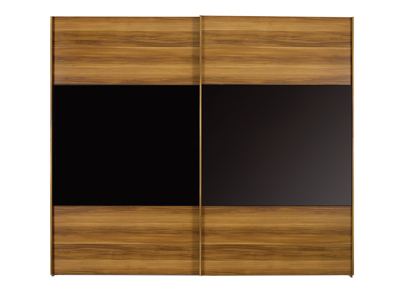 Berkeley Black Sliding Wardrobe - Medium