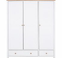 Wardrobe Cookham 3 Door Wardrobe With Drawers