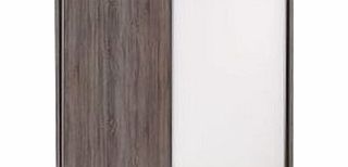 Wardrobe Melbourne 2 Door Sliding Wardrobe Oak and White