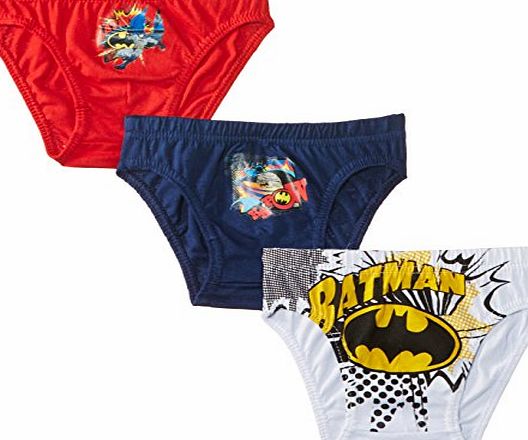 Warner Bros. Warner Bros Boys Batman NH3015 Boxer Brief, Multicoloured, 1-3 Years (Manufacturer Size:2/3 Years)