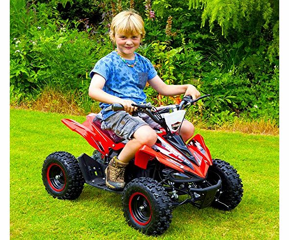 Warrior Extreme Warrior ATV 800W Kids Electric Battery Quad Bike Ride On (Red)