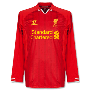 Warrior Liverpool Home L/S Shirt 2013 2014