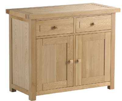 Oak 2 Door 2 Drawer Double Sideboard