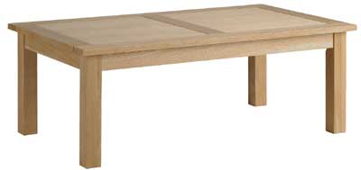 OAK COFFEE TABLE OBLONG