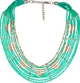 Watercult, 1295[^]270518 Necklace - Mint Gold