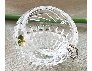 Crystal Cleo 4 Inch Angled Rose Bowl