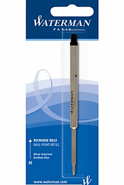 Ballpoint Pen Refill, Blue, Medium