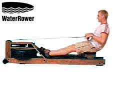 Waterrower Walnut with computer