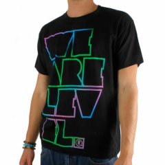Mens We Are Level Rgb Tee Black
