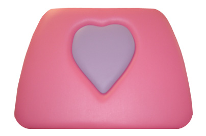 Small Single Childrenand#39;s Heart Headboard