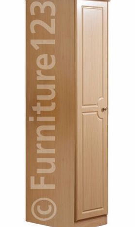 Welcome Furniture Amelie 1 Door Wardrobe in Beech