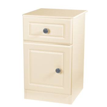 Amelie Cream 1 Door 1 Drawer Bedside Table