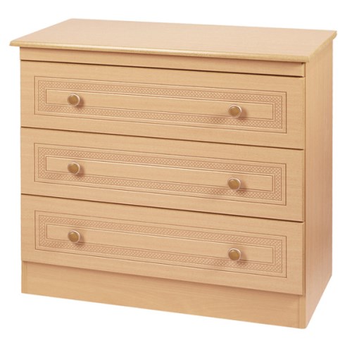 Eske 3 Drawer Chest in Beech