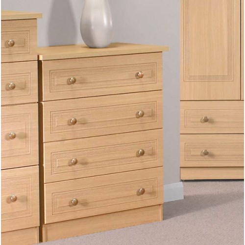 Eske 4 Drawer Chest in Beech