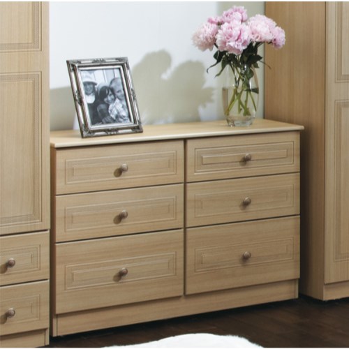 Eske Wide 6 Drawer Chest in