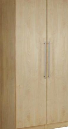 Welcome Furniture Loxley 2 Door Wardrobe in Maple