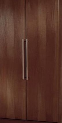 Welcome Furniture Loxley 2 Door Wardrobe in Walnut