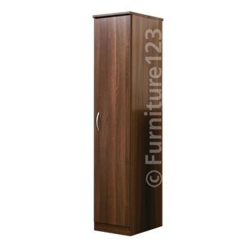 Stratford 1 Door Wardrobe in Walnut