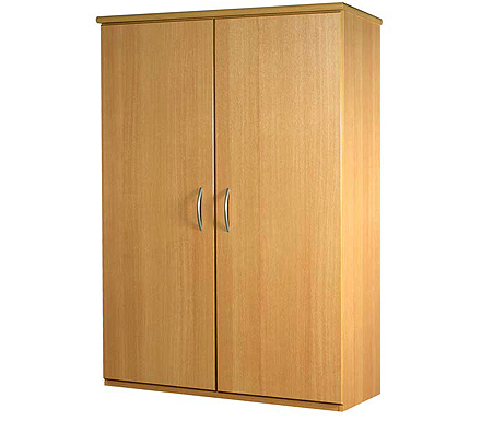 Welcome Furniture Stratford 2 Door Midi Wardrobe in Beech