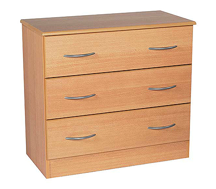 Stratford 3 Drawer Chest in Beech