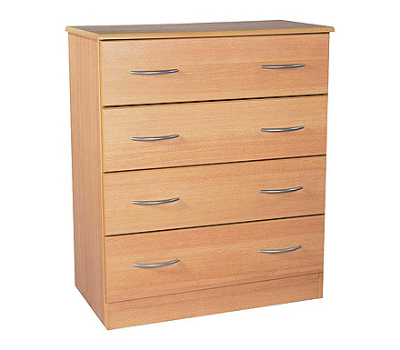 Stratford 4 Drawer Chest in Beech