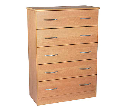 Stratford 5 Drawer Chest in Beech