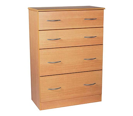 Stratford Deep 4 Drawer Chest in Beech