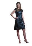 Dynasty Rhiannas Short Evening Dress Black and Olive - 16