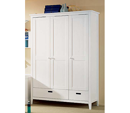 Welle Mobel Cello White Large Wardrobe