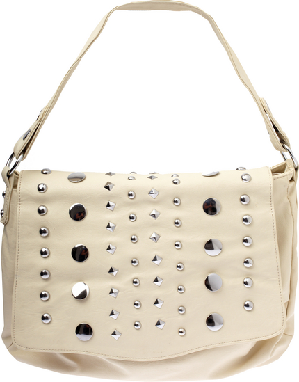 stud front shoulder bag