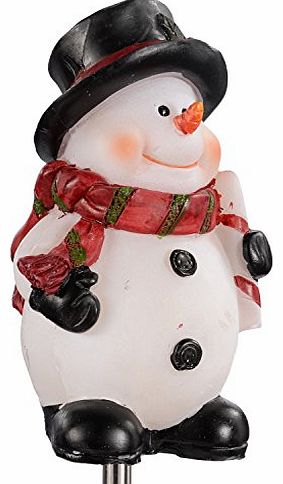 WeRChristmas 78 cm Solar Powered Snowman Light Garden Christmas Decoration