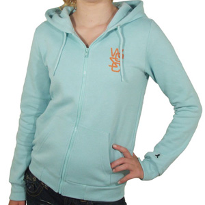 WESC Ladies Overlay Flock Zip hoody