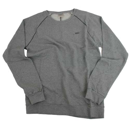 Mens WESC Ebbot Crewneck Sweat Grey