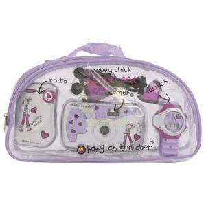 Bang On The Door Groovy Chick Radio Camera and Watch Action Set