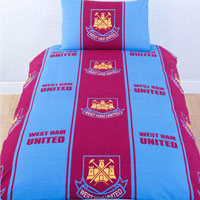 West Ham United Single Duvet Cover.