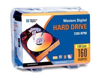 160 GB Western Digital Caviar 8MB Cache 7200rpm ATA100 (JB) oem