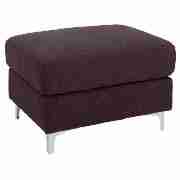 Footstool, Aubergine