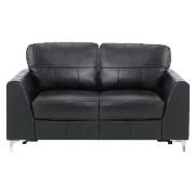 leather sofa large, black