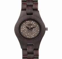 WeWOOD Moon Crystal Chocolate Watch