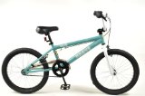 Krave - Grid 2010 BMX Bike Green Alloy Wheels, Stunt Pegs