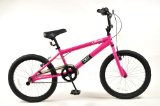 Wheels2ride Vibe - 180 BMX Bike 2010 Pink Alloy Wheels, Stunt Pegs