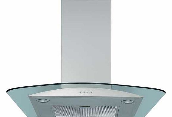 AKR503IX 60cm Glass Chimney Cooker