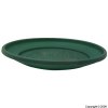 Whitefurze Venetian Forest-Green Saucer 27cm