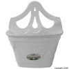 Venetian White Wall Planter 31cm