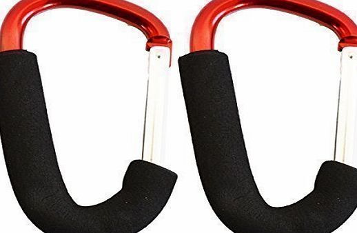 Wholesale Solutions Ltd - Coloured Buggy Clips Large For Pram Pushchair, Shopping Secure Hooks