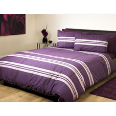 Dinari Duvet Set Aubergine/Lilac Double