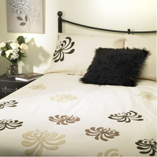 Wilkinson Plus Flower Duvet Set Cream King Size